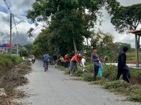 Após solicitação do vereador Alex Garcia, Residencial Vila Cristina recebe serviços de limpeza   