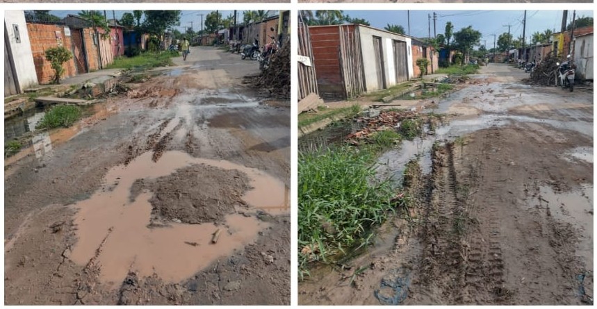 Babá Tupinambá pede apoio da Prefeitura para melhoria na "Rua Larga" do bairro União