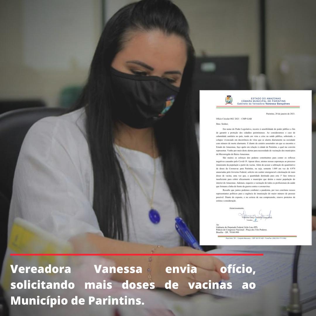 Câmara de Parintins pleiteia, junto ao Ministério da Saúde, pedido de vacina à população