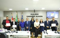 Câmara de Parintins rende homenagens em memória de Emerson Maia, José Carlos Portilho, Júnior de Souza e Klinger Araújo 