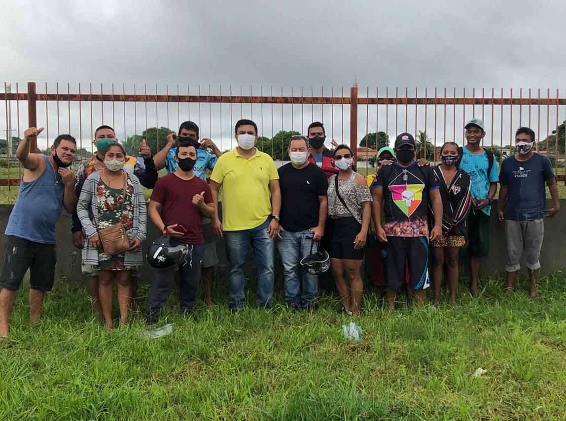 Com intervenção do vereador Telo, Pipeiros de Parintins terão um espaço para a prática esportiva   