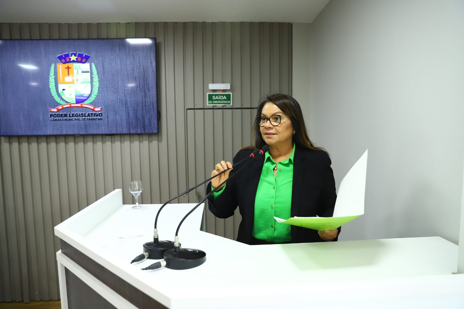 Márcia Baranda solicita pedido de conclusão de serviço de encanação de água na Comunidade Nossa Senhora de Nazaré do Zé Açú