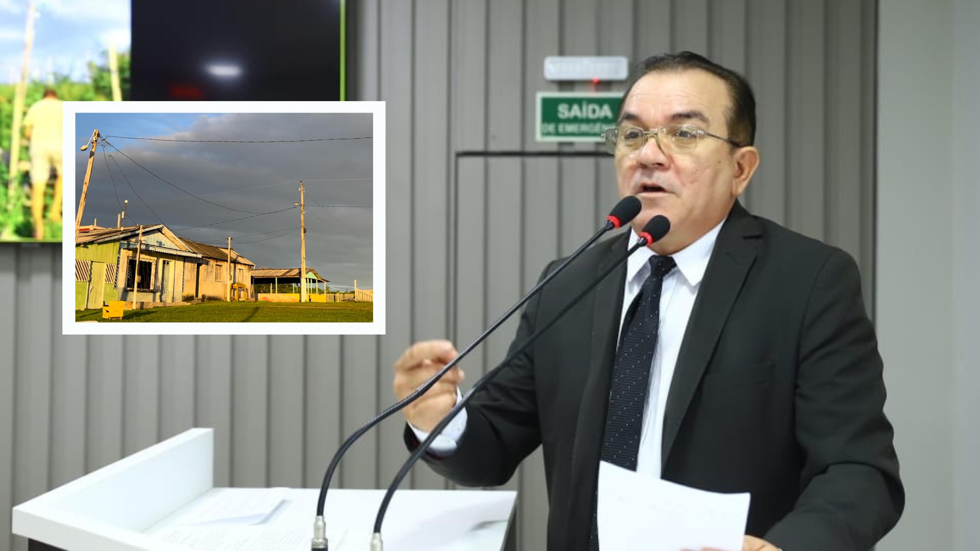 Massilon reitera pedido de expansão da rede elétrica para a Comunidade de Santo Antônio do Mocambo do Arari   