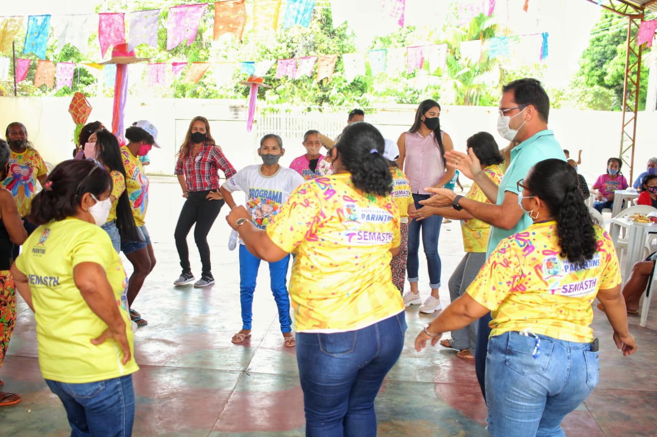 Presidente da Câmara Mateus Assayag prestigia reabertura do Programa do Idoso na Vila Amazônia