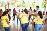 Presidente da Câmara Mateus Assayag prestigia reabertura do Programa do Idoso na Vila Amazônia