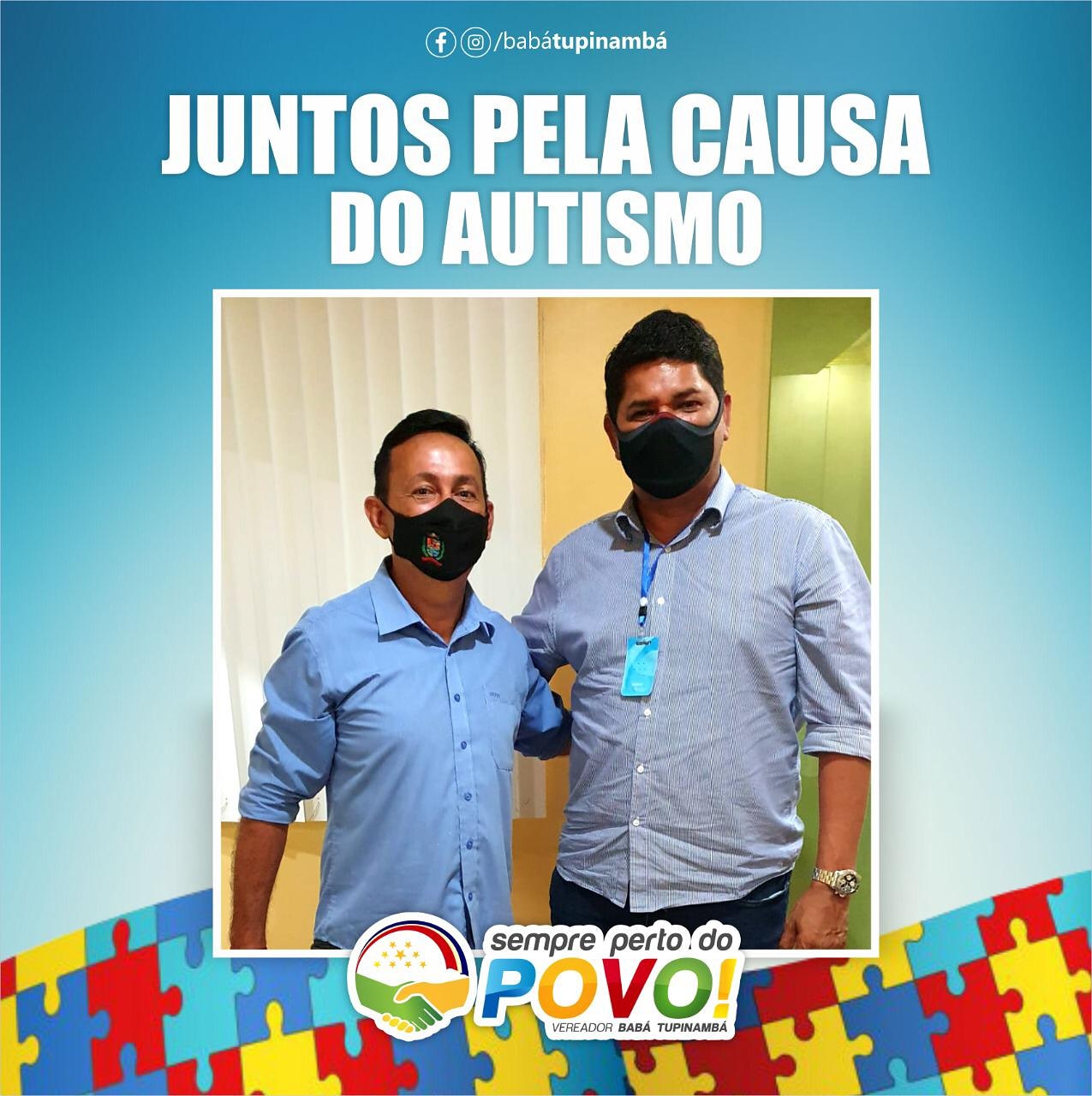 Vereador Babá Tupinambá conversa com prefeito Bi Garcia sobre criação de espaço para Associação dos Autistas em Parintins