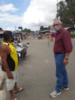 Vereador Fernando Menezes pede troca de cones por dentes de dragão permanentes na Ponte Amazonino Mendes