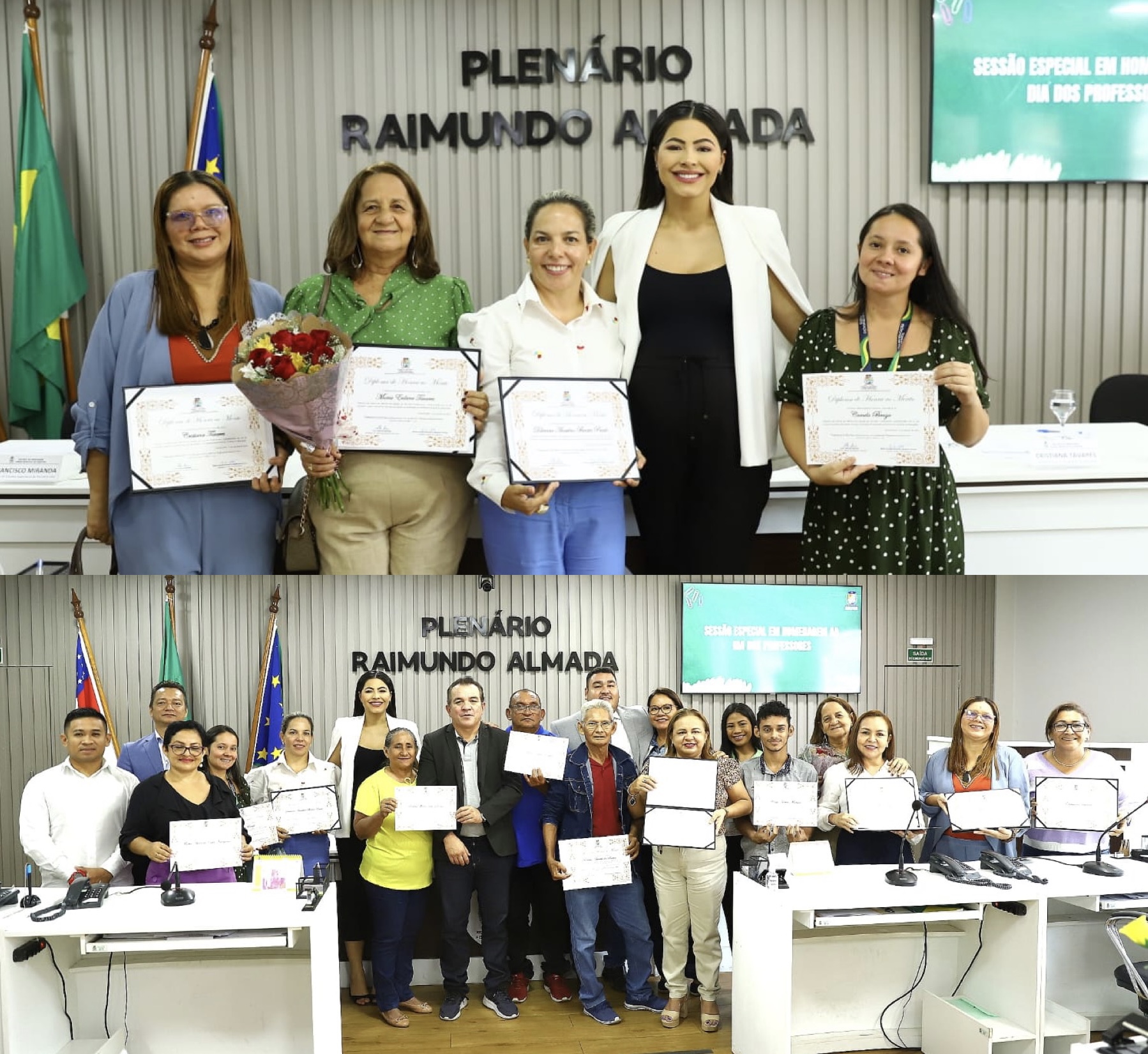 Vereadora Brena presta homenagem aos professores em sessão especial de sua autoria na Câmara de Parintins