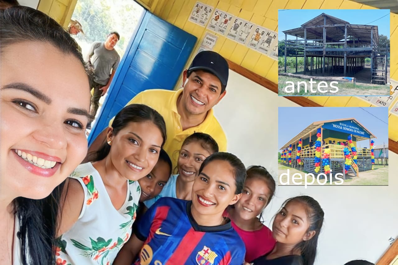 Vereadora Vanessa Gonçalves celebra inauguração da Escola Municipal Nossa Senhora de Nazaré na Zona Rural   