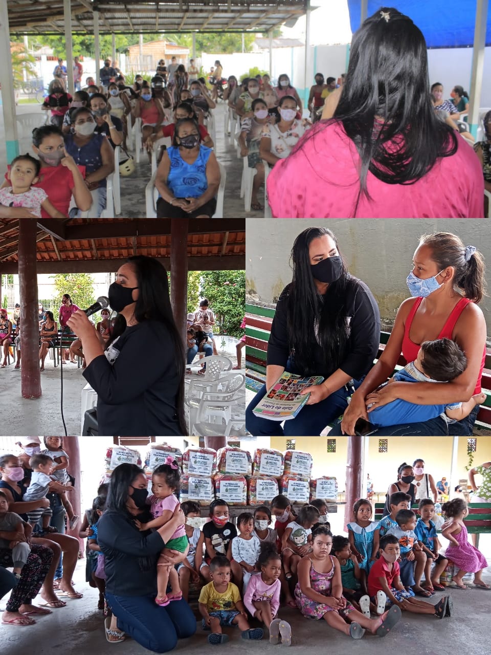 Vereadora Vanessa Gonçalves visita Associação dos Moradores do Itaúna 2 e Pastoral da Criança do Santa Clara